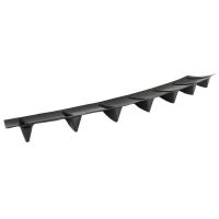 Diffuser Πίσω Προφυλακτήρα Universal Με 7 Πτερύγια Carbon Look Από Abs Πλαστικό 1 Τεμάχιο