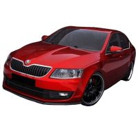 Μπροστινό Spoiler Για Skoda Octavia 3 (5E) 13-20 Glossy Black Maxton Design 1 Τεμάχιο