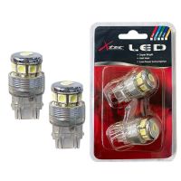 Λάμπες Led T20 12V W21/5W / 3157 8SMD Λευκό Φως X-Tec 2 Τεμάχια