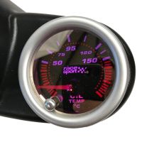 Όργανο Θερμοκρασίας Λαδιού Racesport "Phantom Look" Φιμέ 52mm Με 7 Χρώματα