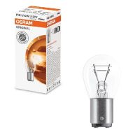 Λάμπα Αλογόνου P21/4W 12V BAZ15D  Διπολική Osram 7225 1 Τεμάχιο