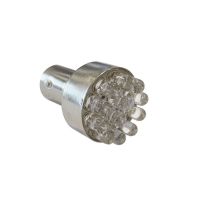 Λάμπα Led S25 P21/5W  BAY15D 12 Led Διπολική 12volt Λευκή Type-R TR-9605W 1 Τεμάχιο