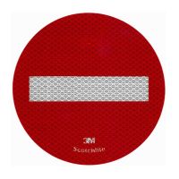 Αυτοκόλλητο Σήμα Πορείας "Απαγορευτικό" 3M 15cm Σ.Π.502 1 Τεμάχιο