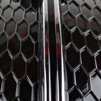 Δίχτυ Προφυλακτήρα Εμπρός Πλαινό Για Για Audi Q3 8U 11-15 RSQ3 Look Γυαλιστερό Μαύρο / Χρώμιο Αριστερό & Δεξί 2 Τεμάχια