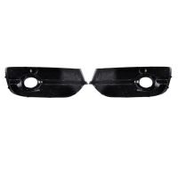 Δίχτυ Προφυλακτήρα Εμπρός Πλαινό Για Για Audi Q3 8U 11-15 RSQ3 Look Γυαλιστερό Μαύρο / Χρώμιο Αριστερό & Δεξί 2 Τεμάχια