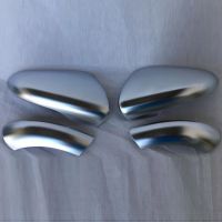Καπάκια Καθρεφτών Για VW Golf VI (6) 08-12, Touran 10-15 Brushed Aluminium Πάνω-Κάτω Σετ 4 Τεμάχια