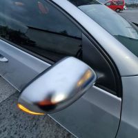 Καπάκια Καθρεφτών Για VW Golf VI (6) 08-12, Touran 10-15 Brushed Aluminium Πάνω-Κάτω Σετ 4 Τεμάχια