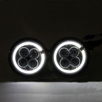 DRL Set Φώτα Ημέρας Universal Στρόγγυλα Με Angle Eyes DRL 510L 12 Volt 11,16 Watt 70mm-80mm 2 Τεμάχια