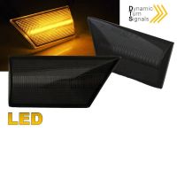 Πλαϊνά Φλας Φτερού Για Opel Vectra C 02-08 / Signum 03-09 Led Dynamic Smoke 2 Τεμάχια