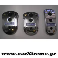 Πεταλιέρες set Silver Sparco