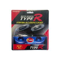 Διακοσμητικός Φωτισμός "Led & Strobo Flashing" TR-6219 Μπλε 2 Led & 1 Strobo 2 Τεμάχια
