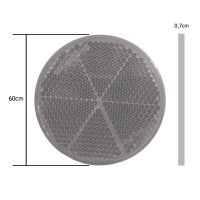 Αντανακλαστικό Αυτοκόλλητο Στρόγγυλο 60mm Proplast Κόκκινο 26101102 1 Τεμάχιο