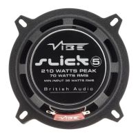 Ηχεία Αυτοκινήτου Vibe Slick 5-V7 5.25''/13cm 240w Peak 80w RMS 2 Δρόμων Ζευγάρι 2 Τεμάχια