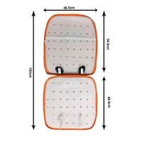 Πλατοκάθισμα Ψάθα Για Κάθισμα Αυτοκινήτου Μπομπ Σφουγγαράκης Tετραγωνοπαντελονής Πορτοκαλί 1 Τεμάχιο