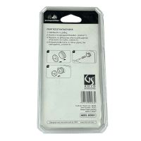 Καπάκια Βιδών Πινακίδας Exspider Μαύρα / Ασημί 4 Τεμάχια