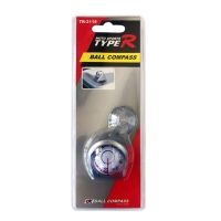 Πυξίδα Αυτοκινήτου Μπάλα Type-R Ασημί TR-2119
