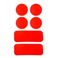 Αυτοκόλλητα Αντανακλαστικά Small 3M ΚΙΤ Συσκευασία 6 Τεμάχια Πορτοκαλί Φθορίζων 24693