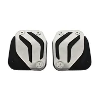 Πεντάλ Αλουμινίου Κουμπωτά Και Footrest Για Bmw 5 F10, 6 F12/F13, X3 F25, X4 F26 Manual Χειροκίνητο Σετ 4 Τεμάχια