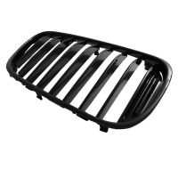 Καρδιές Μάσκας Για Bmw 7 G11 / G12 14-19 Μαύρο Γυαλιστερό 2 Τεμάχια