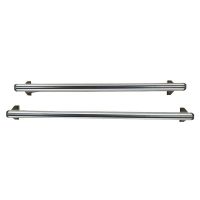 Μπάρες Οροφής Αλουμινίου CRUZ Aluplus 925-434 Σετ Με Πόδια Για Fiat Punto / Grande Punto / Evo 05-12 / 12+ 3D Ασημί 2 Τεμάχια