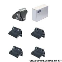 Πόδια / Άκρα Για Μπάρες Οροφής CRUZ Optiplus Rail FIX 936-529 Για Peugeot 508 Station Wagon 11-18 Με Ενσωματωμένο Railing Σετ 4 Τεμάχια