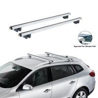 Μπάρες Οροφής Αλουμινίου CRUZ Oplus 924-051 R-118cm Railing System Για Skoda Yeti 09-14 Ασημί 2 Τεμάχια