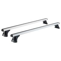 Μπάρες Οροφής Αλουμινίου CRUZ 924-760 Oplus AX-118cm Ασημί 2 Τεμάχια