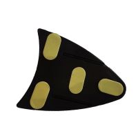 Κεραία Οροφής Αυτοκινήτου Universal Τύπου Καρχαρία Διακοσμητική Φωτιζόμενη Ασημί [CLONE]