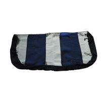 Καλύμματα Καθισμάτων Υφασμάτινα Smart Style Μαύρο-Μπλε Σετ Εμπρός-Πίσω 8 Τεμάχια