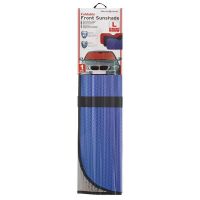 Ηλιοπροστασία Παρμπρίζ Αλουμινίου Μπλε Matte Large MATTBLU 145 x70 cm 1 Τεμάχιο