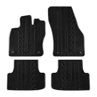Πατάκια Αυτοκινήτου Gledring 0313 Seat Ateca 2016- / Cupra Ateca SUV 2016-  Μαύρο 4 Τεμάχια