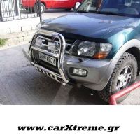 Bull Bar με Ανοξείδωτη Ποδιά για Mitsubishi Pajero 3.5 V6