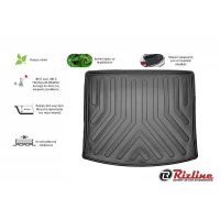 Πατάκι Πορτ-Παγκάζ 3D Σκαφάκι Από Λάστιχο TPE Για Jeep Cherokee KL 2014- Μαύρο Rizline