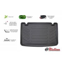 Πατάκι Πορτ-Παγκάζ 3D Σκαφάκι Από Λάστιχο TPE Για Renault Clio IV 2012-2019 Μαύρο Rizline