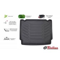 Πατάκι Πορτ-Παγκάζ 3D Σκαφάκι Από Λάστιχο TPE Για Renault Clio IV 2012-2019 SportsTourer Μαύρο Rizline