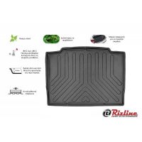 Πατάκι Πορτ-Παγκάζ 3D Σκαφάκι Από Λάστιχο TPE Για Renault Clio V 2019+ Μαύρο Rizline