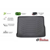 Πατάκι Πορτ-Παγκάζ 3D Σκαφάκι Από Λάστιχο TPE Για Renault Scenic 2009-2016 Μαύρο Rizline