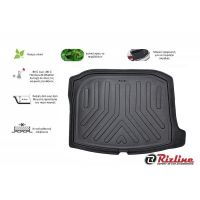 Πατάκι Πορτ-Παγκάζ 3D Σκαφάκι Από Λάστιχο TPE Για Seat Leon 4 (KL1/KL8) 2020+ Μαύρο Rizline