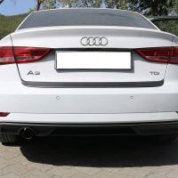 Προστατευτικό Πίσω Προφυλακτήρα Για Audi A3 8V 16-20 Sedan Από Abs Πλαστικό Μαύρο