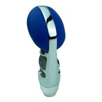 Πόμολο Λεβιέ Ταχυτήτων Universal Μπλε/Νίκελ Με 3 Τρύπες Για Κανονική Όπισθεν 37005