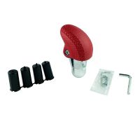 Πόμολο Λεβιέ Ταχυτήτων Universal Κόκκινο Με Νίκελ Οβάλ Σπαστό Για Κανονική Όπισθεν 37032