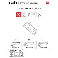 Βάση Τεμπέλη Ειδική Για Toyota GT 86 12-21 Armster Rati 1 Τεμάχιο