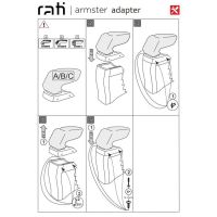 Βάση Τεμπέλη Ειδική Για Toyota Verso 13-18 Armster Rati 1 Τεμάχιο