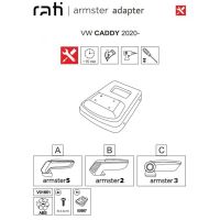 Βάση Τεμπέλη Ειδική Για VW Caddy 20+ Armster Rati 1 Τεμάχιο