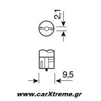 Λαμπάκι Τ10 Led 12V 9SMDx3CHIPS