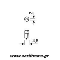 Λαμπάκι Τ5 12V Λευκό Led