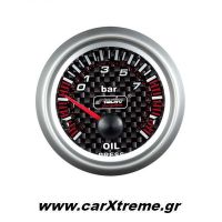 Όργανο Αυτοκινήτου Πίεσης Λαδιού Look Carbon