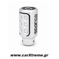 Λεβιέ Ταχυτήτων Sparco Ασημί Διάτρητο