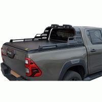 SMART ΡΟΛΟ ΑΛΟΥΜΙΝΙΟΥ ΗΛΕΚΤΡΙΚΟ ΜΕ PREMIUM LED ROLL-BAR SMART 7000E-ROLL+RB 430LED TOYOTA HILUX REVO 2016+&amp;HILUX 2021+