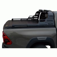 SMART ΡΟΛΟ ΑΛΟΥΜΙΝΙΟΥ ΗΛΕΚΤΡΙΚΟ ΜΕ PREMIUM LED ROLL-BAR SMART 7000E-ROLL+RB 430LED TOYOTA HILUX REVO 2016+&amp;HILUX 2021+